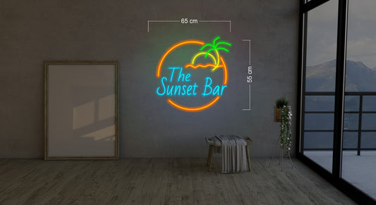 The Sunset Bar | LED Neon Sign (waterproof)