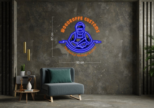 Enseigne au néon LED personnalisée pour entreprise