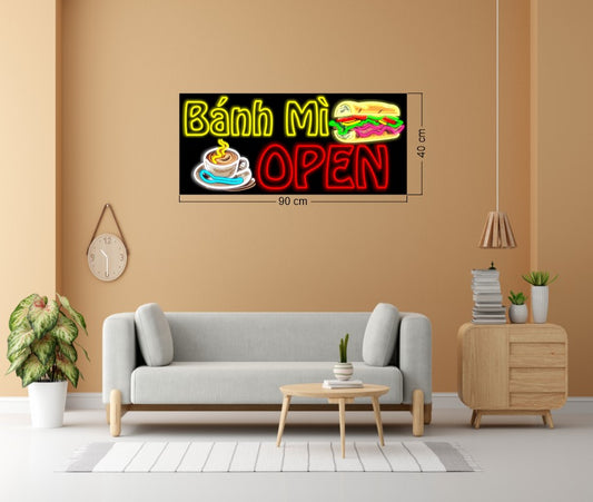 COFFEE& BANHMI| LED Neon Sign (2 indoor signs)