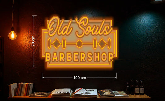 OLD SOULS BARBERSHOP | LED Neon Sign
