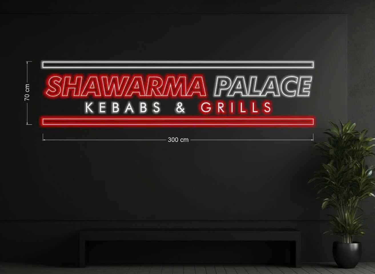 SHAWARMA PALACE | LED Neon Sign