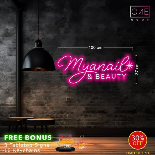 Myanail & beauty | LED Neon Sign