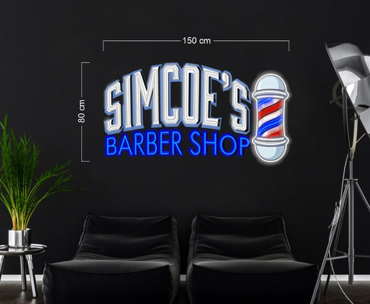 SIMCOE'S | LED Neon Sign (one piece)