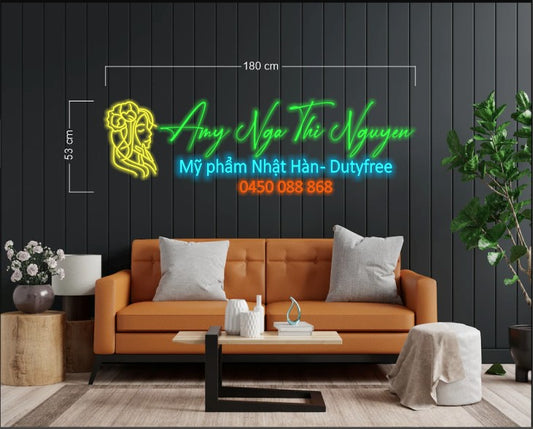 Enseigne au néon LED personnalisée pour entreprise