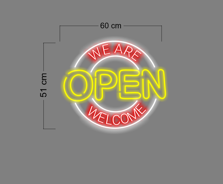 Finger Lick N kick N Chiken+ 5 stars chicken+ Open signs ( 4 signs) | LED Neon Sign