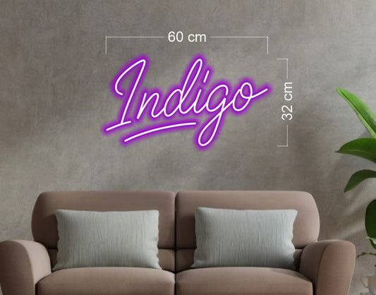 Indigo | LED Neon Sign