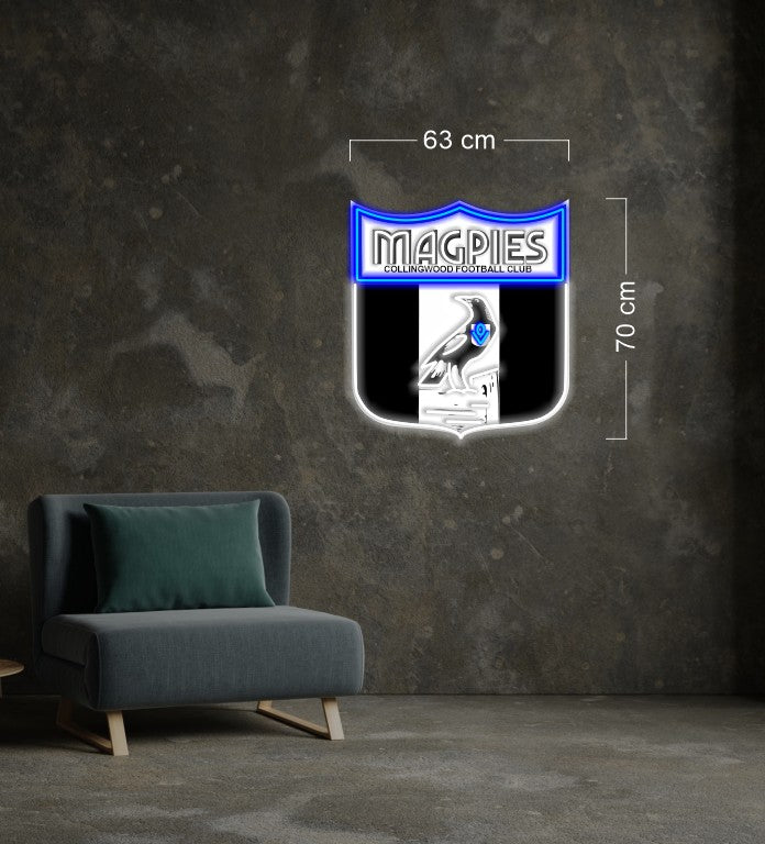 HAWKS + MAGPIES logo ( 2 signs)| LED Neon Sign