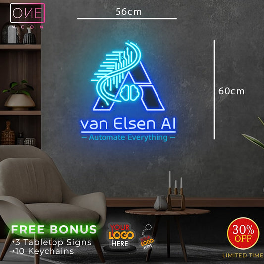Enseigne au néon LED personnalisée pour entreprise
