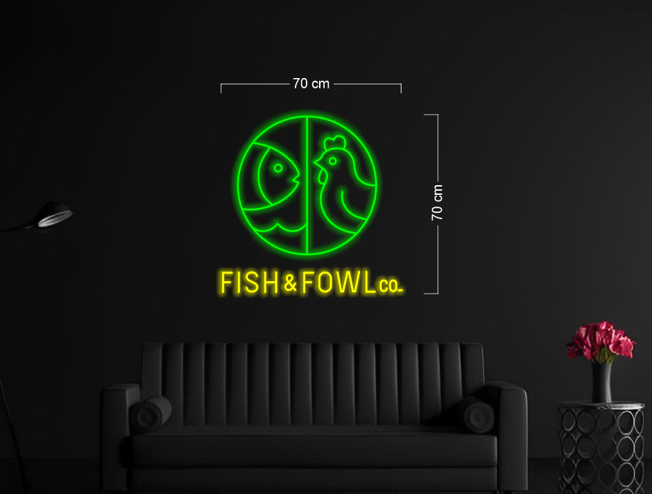 FISH & FOWL CO | LED Neon Sign
