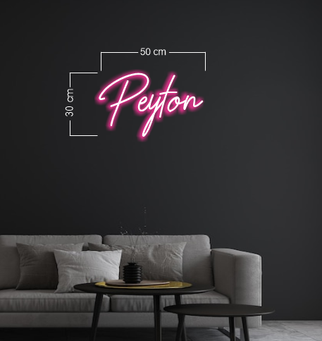 Peyton | LED Neon Sign