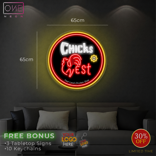 CHICKS NEST | LED Neon Sign