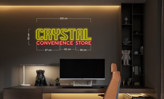 Enseigne au néon LED personnalisée pour entreprise