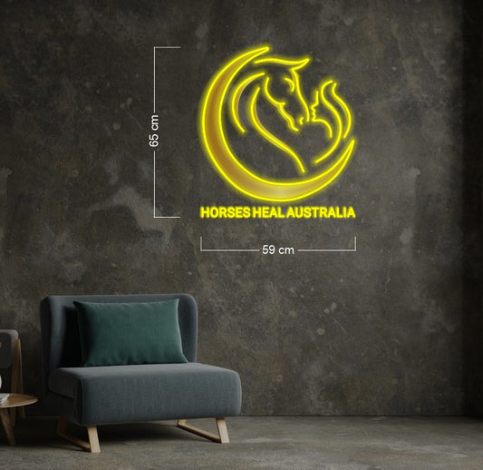 horses heal Australia | LED Neon Sign