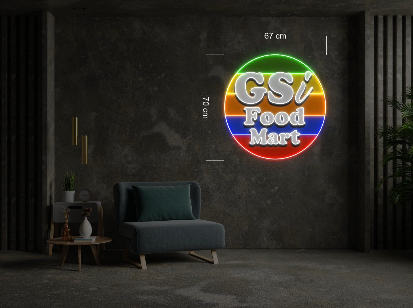 GSi Food mart | LED NEON SIGN (2 signs)