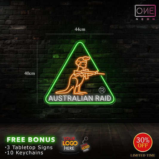 AUSTRALIAN RAID + GOOD DOGS | LED Neon Sign (2 signs)