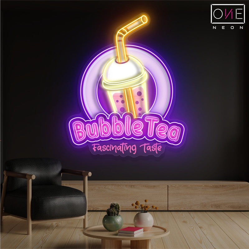 Enseigne au néon à LED Bubble Tea Artwork