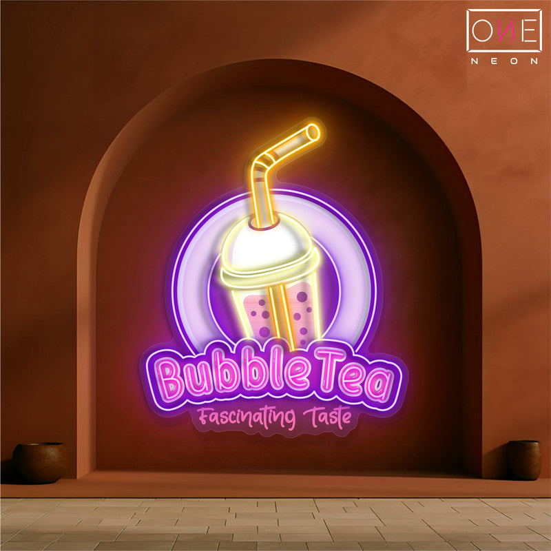 Enseigne au néon à LED Bubble Tea Artwork