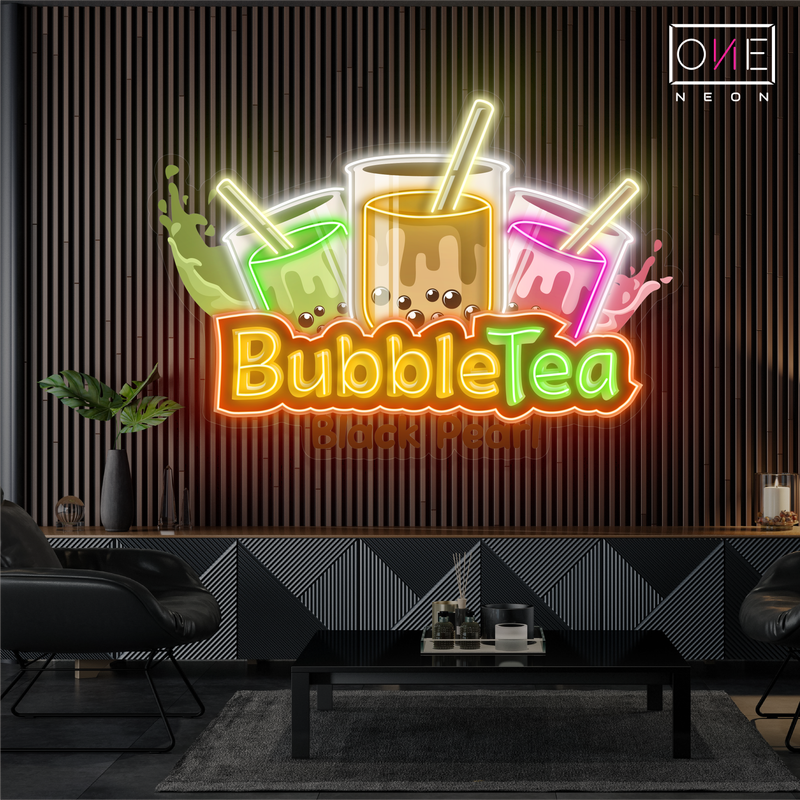 Enseigne au néon à LED Bubble Tea Bliss
