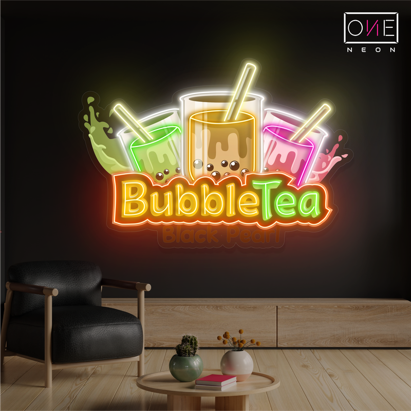 Enseigne au néon à LED Bubble Tea Bliss