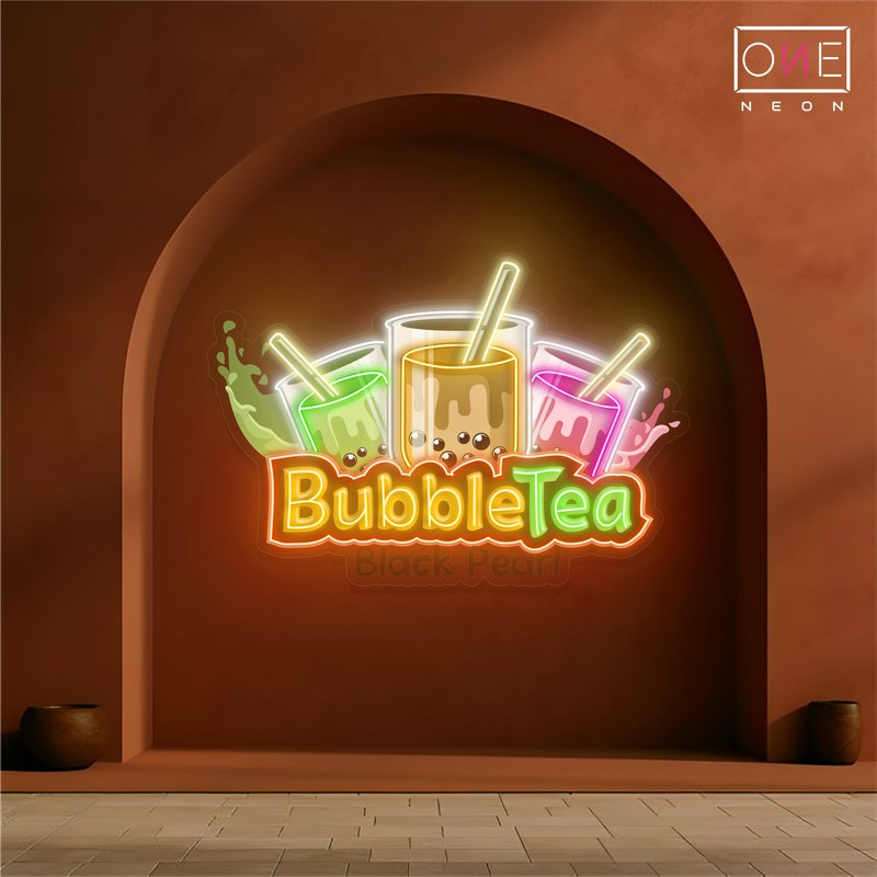 Enseigne au néon à LED Bubble Tea Bliss