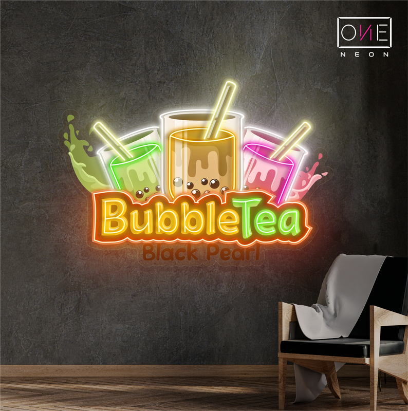 Enseigne au néon à LED Bubble Tea Bliss