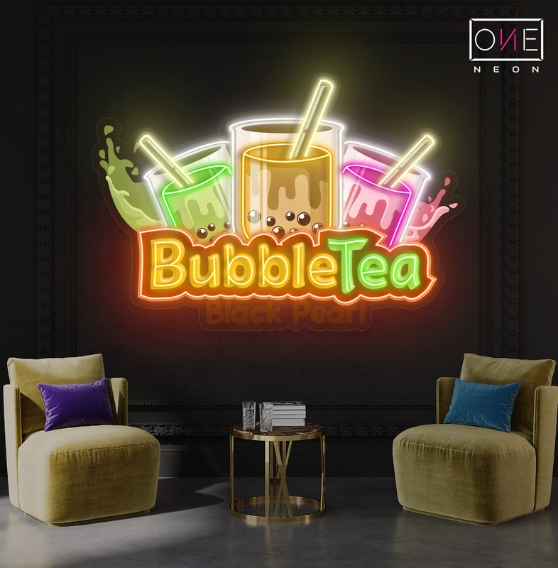 Enseigne au néon à LED Bubble Tea Bliss