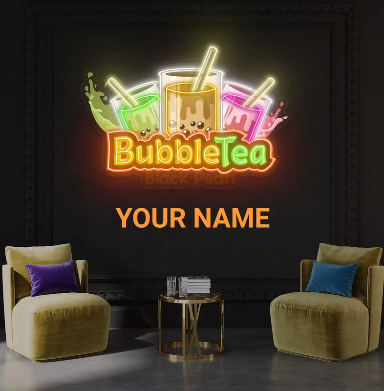 Enseigne au néon à LED Bubble Tea Bliss