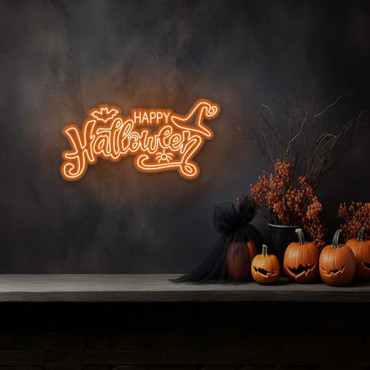Happy Halloween LED Neon Sign