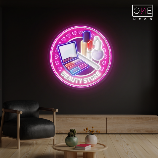Enseigne au néon à LED pour magasin de beauté