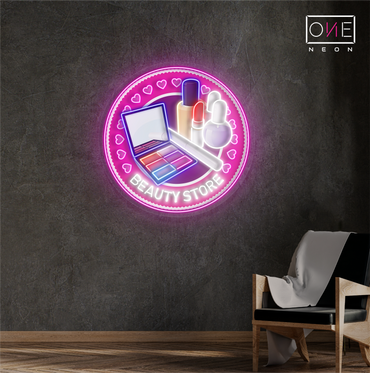 Enseigne au néon à LED pour magasin de beauté