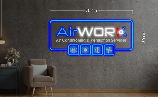 Enseigne au néon LED personnalisée pour entreprise