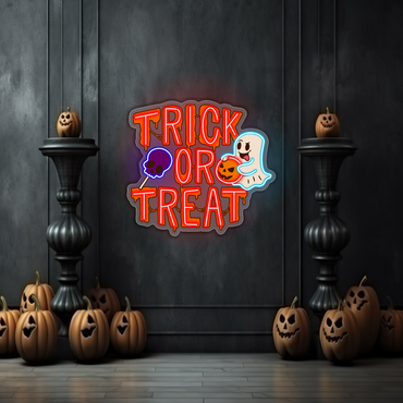 Trick or Treat LED Neon Sign