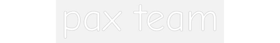 Custom Neon: pax team