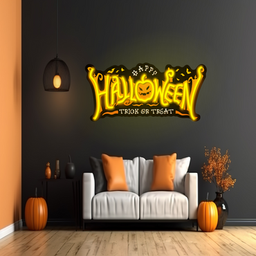 Happy Halloween LED Neon Sign
