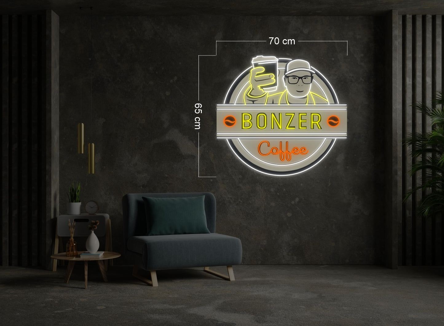 Enseigne au néon LED personnalisée pour entreprise