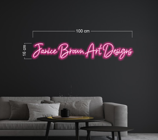 Enseigne au néon LED personnalisée pour entreprise