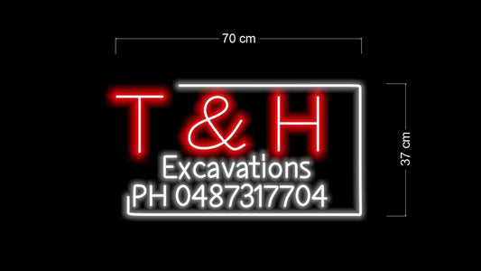Enseigne au néon LED personnalisée pour entreprise
