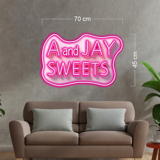 Enseigne au néon LED personnalisée pour entreprise