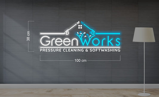 Enseigne au néon LED personnalisée pour entreprise