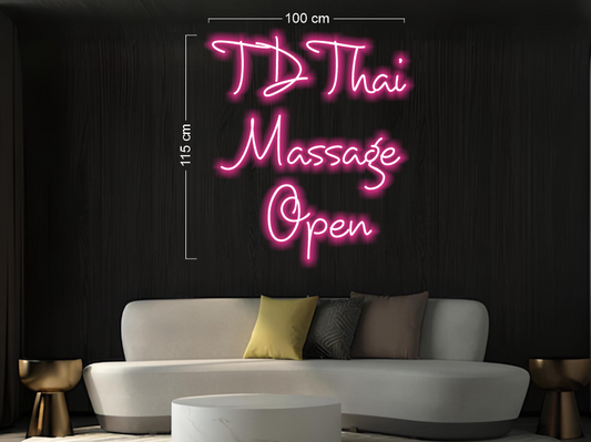 Enseigne au néon LED personnalisée pour entreprise