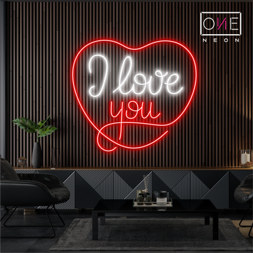 Panneau néon à LED représentant une tête de mort sur la plage paradisiaque