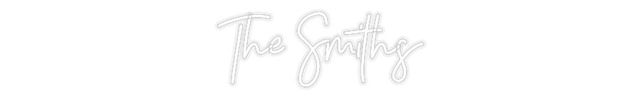 Custom Neon: The Smiths