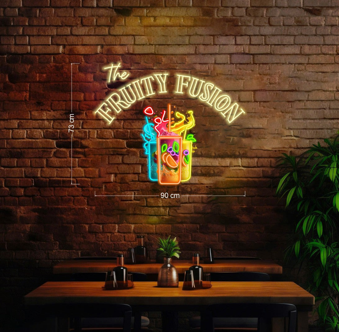 The Fruity Fuision | LED Neon Sign