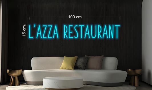 Enseigne au néon LED personnalisée pour entreprise