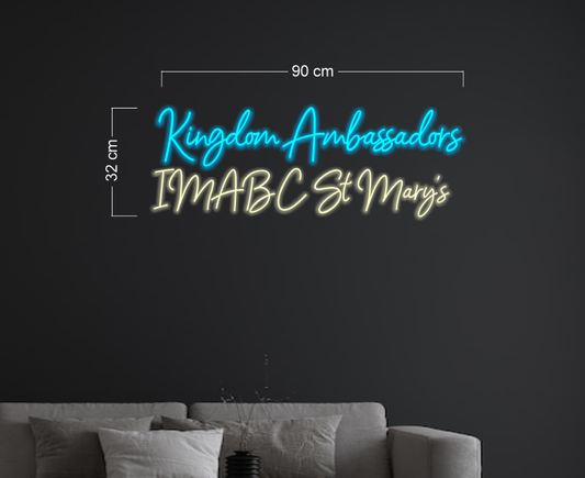 Enseigne au néon LED personnalisée pour entreprise