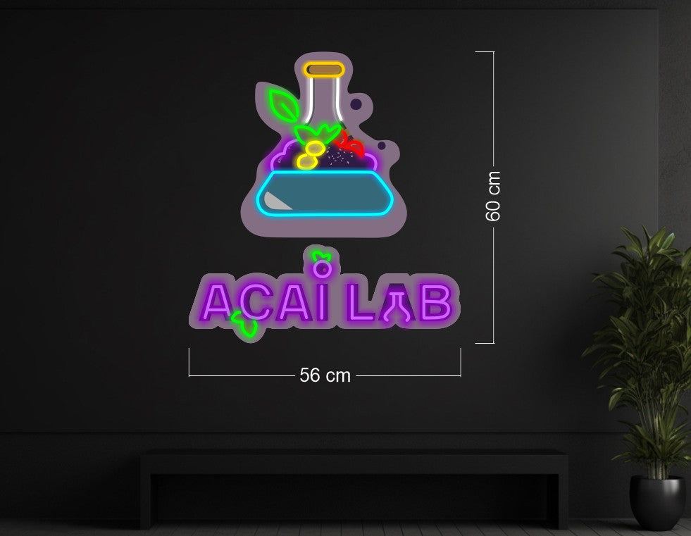 ACAI LAP ( 2 signs)| LED Neon Sign