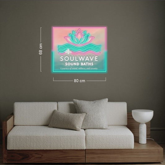 SOUL WAVE SOUND BATH | LED Neon Sign