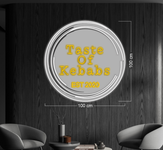 Enseigne au néon LED personnalisée pour entreprise