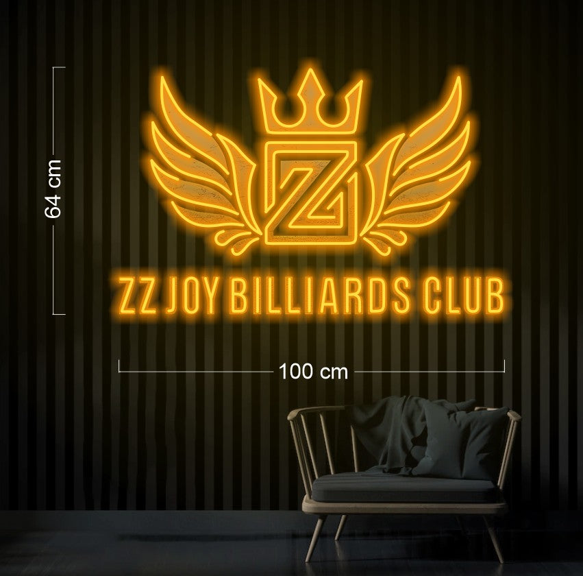 ZZJOY BILLIARDS CLUB | LED Neon Sign (2 signs)