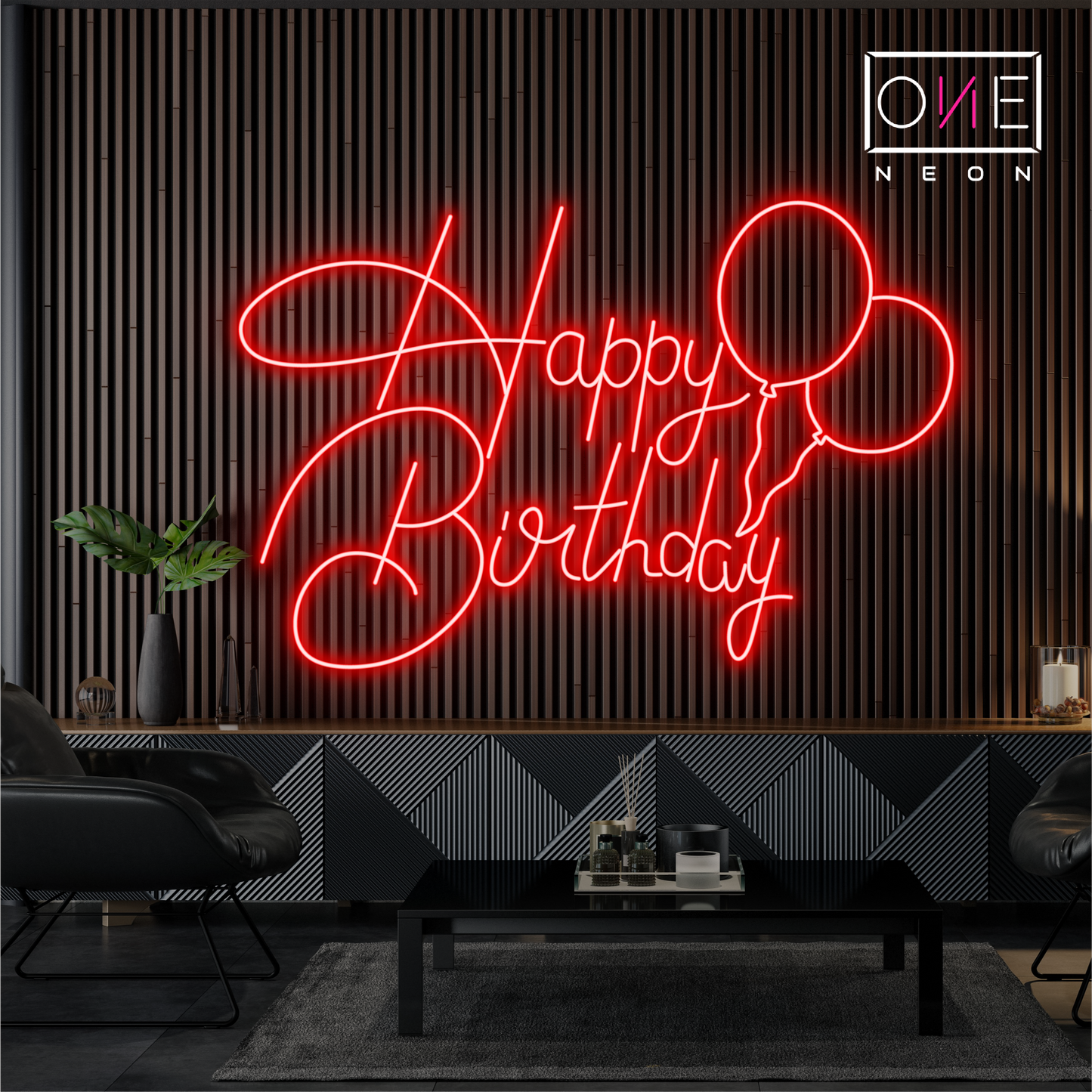 Happy Birthday Led Neon Sign